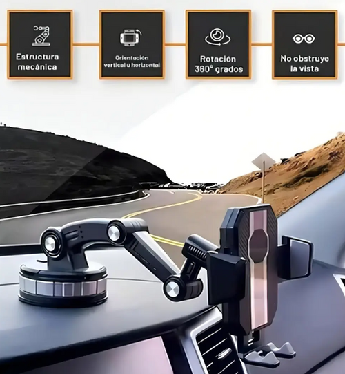 SpinMount: Soporte Celular 360°